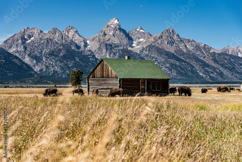 barn in the mountains