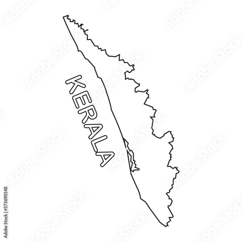 INDIA or KERALA state map icon