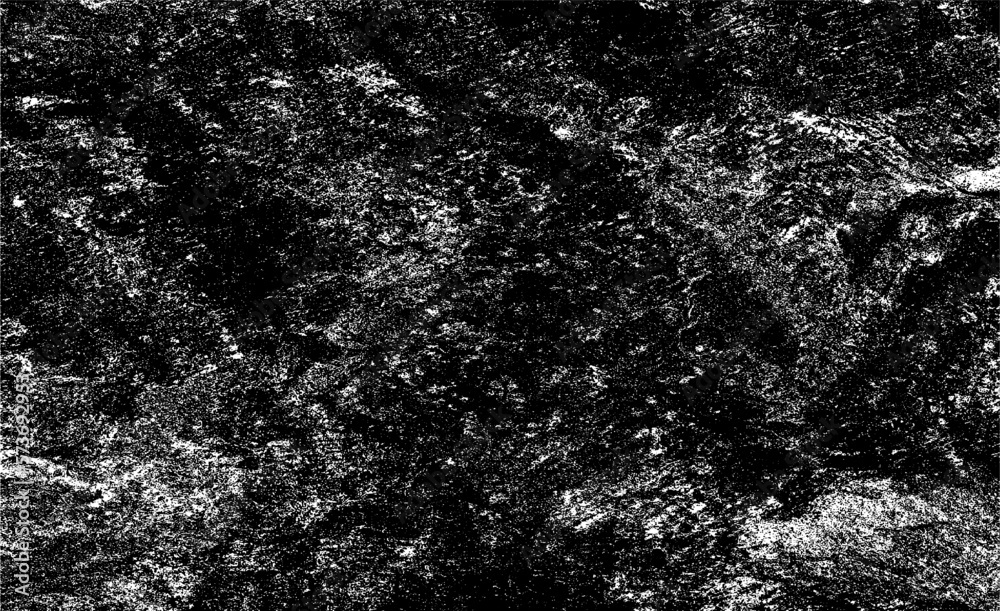 Dark grunge urban texture vector. Distressed overlay texture. Grunge background. Abstract obvious dark worn textured effect. Vector Illustration. Black isolated on white. EPS10.