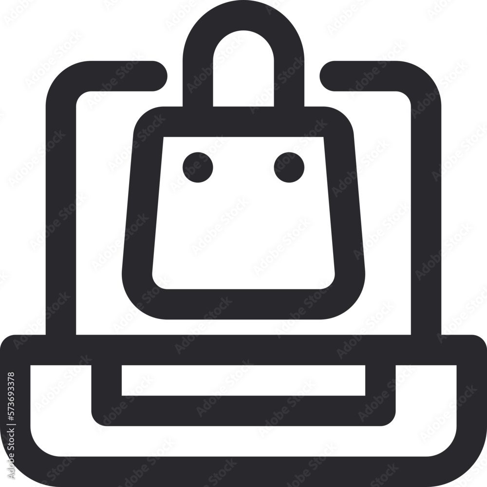 Obraz premium laptop icon