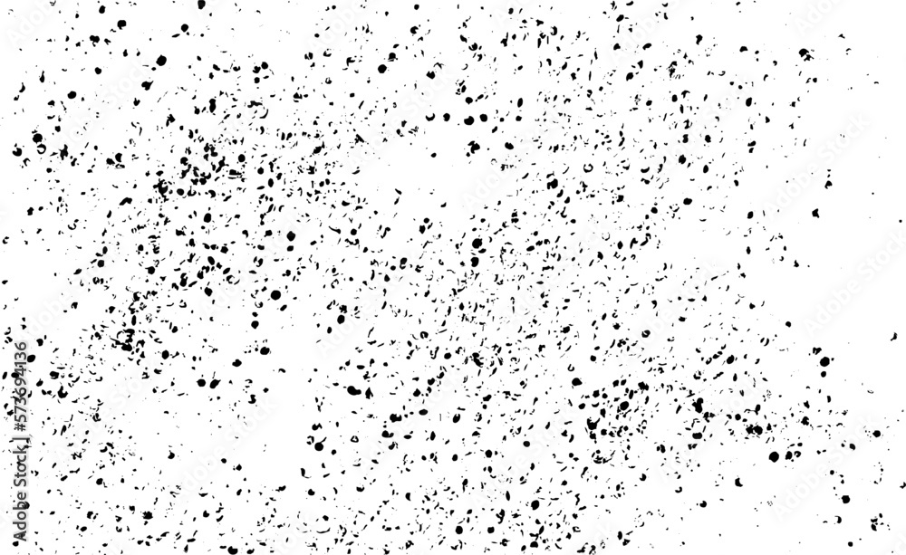 Small uneven spots and particles of debris. Abstract vector texture. Distressed uneven background. Grunge texture overlay with fine grains isolated on white background. Vector illustration. EPS10. Small uneven spots and particles of debris. Abstract vector texture. Distressed uneven background. Grunge texture overlay with fine grains isolated on white background. Vector illustration. EPS10.