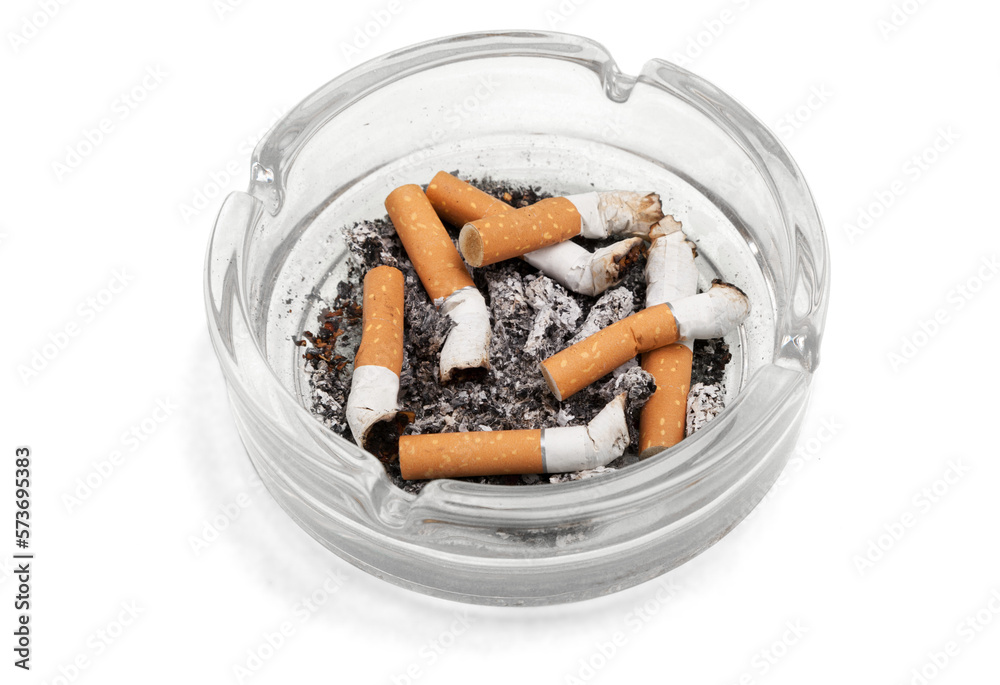 Extinguished used cigarette, Stop smoking concept Extinguished used cigarette, Stop smoking concept