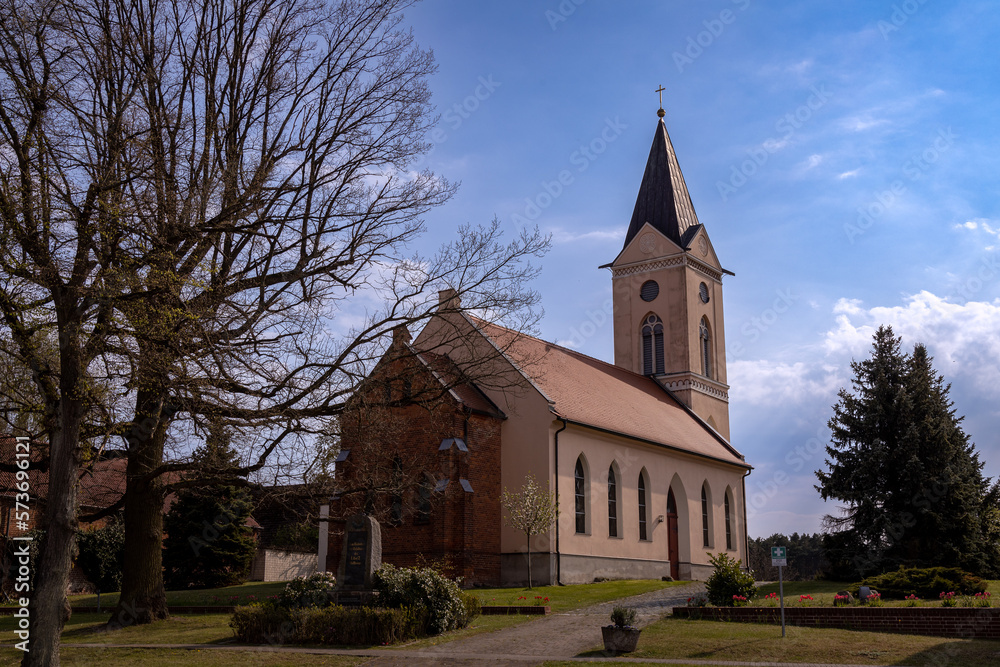 village church, Potsdam-Mittelmark, Brandenburg.