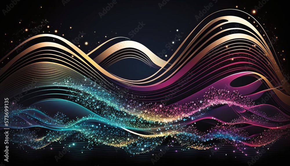 Abstract black background. UI UX Design. Creative your project Stock ...