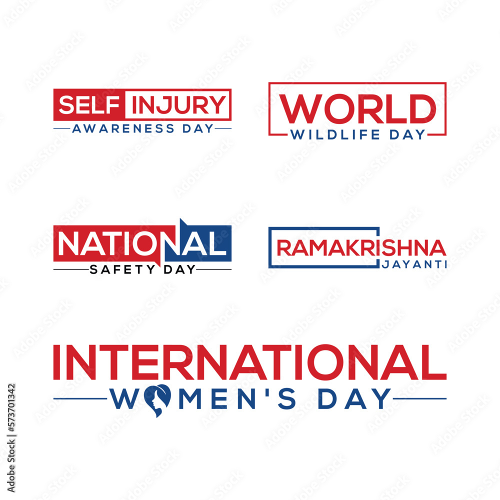 march list of important days USA design for t-shirt logo march list of important days USA design for t-shirt logo