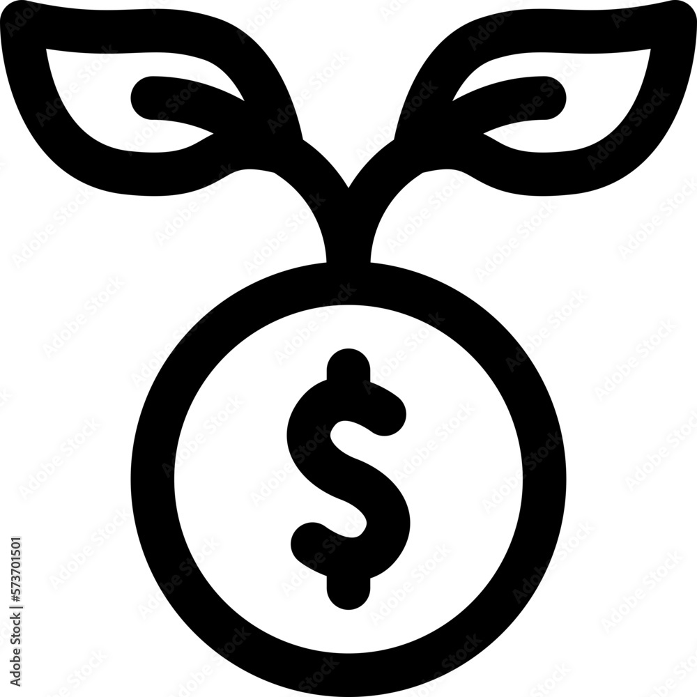 Fototapeta premium growth icon