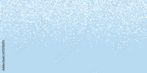 Snowy christmas background. Subtle flying snow