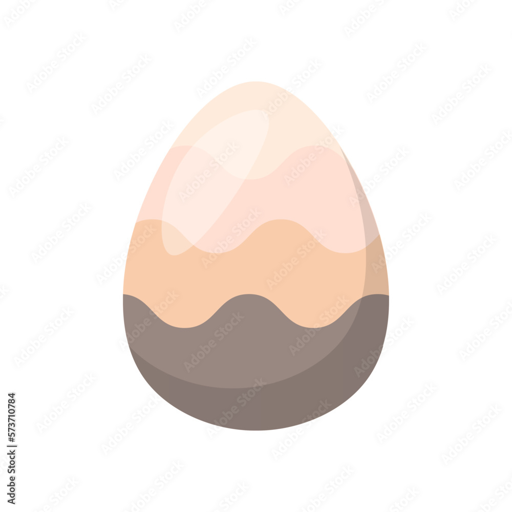 Shiny Easter Egg Vector Illustration Shiny Easter Egg Vector Illustration