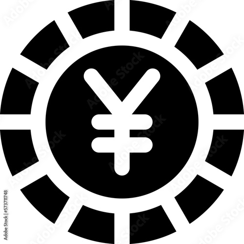 coin yen icon