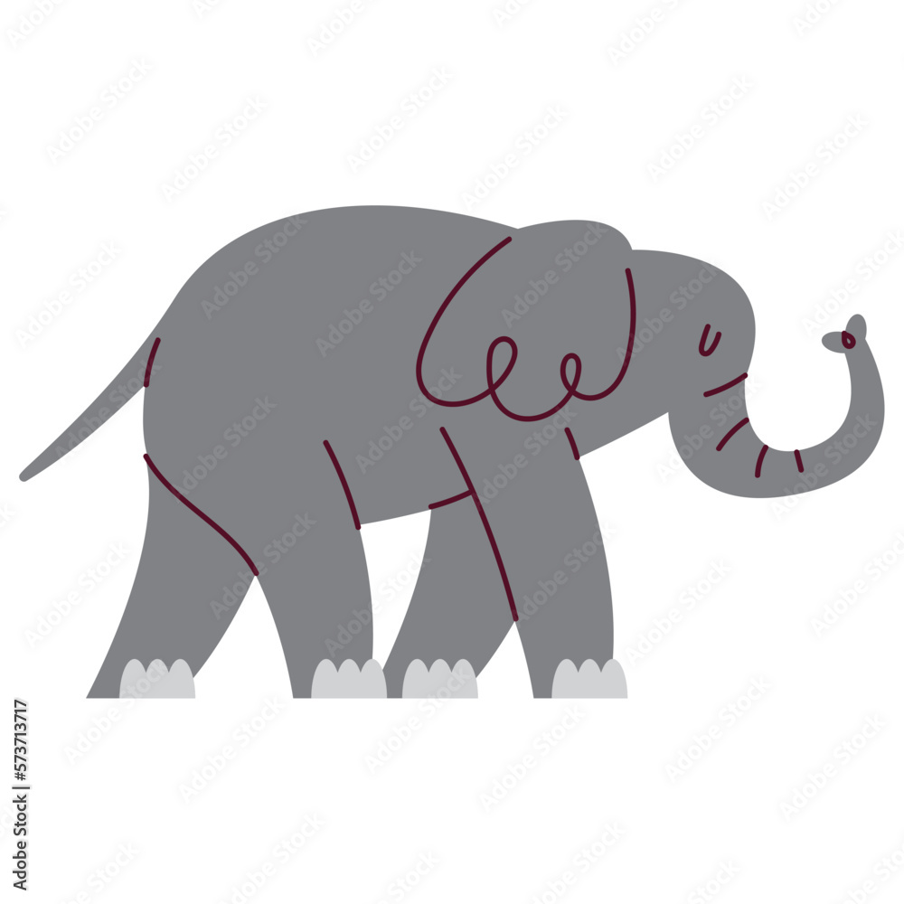 Obraz premium strong elephant wild animal