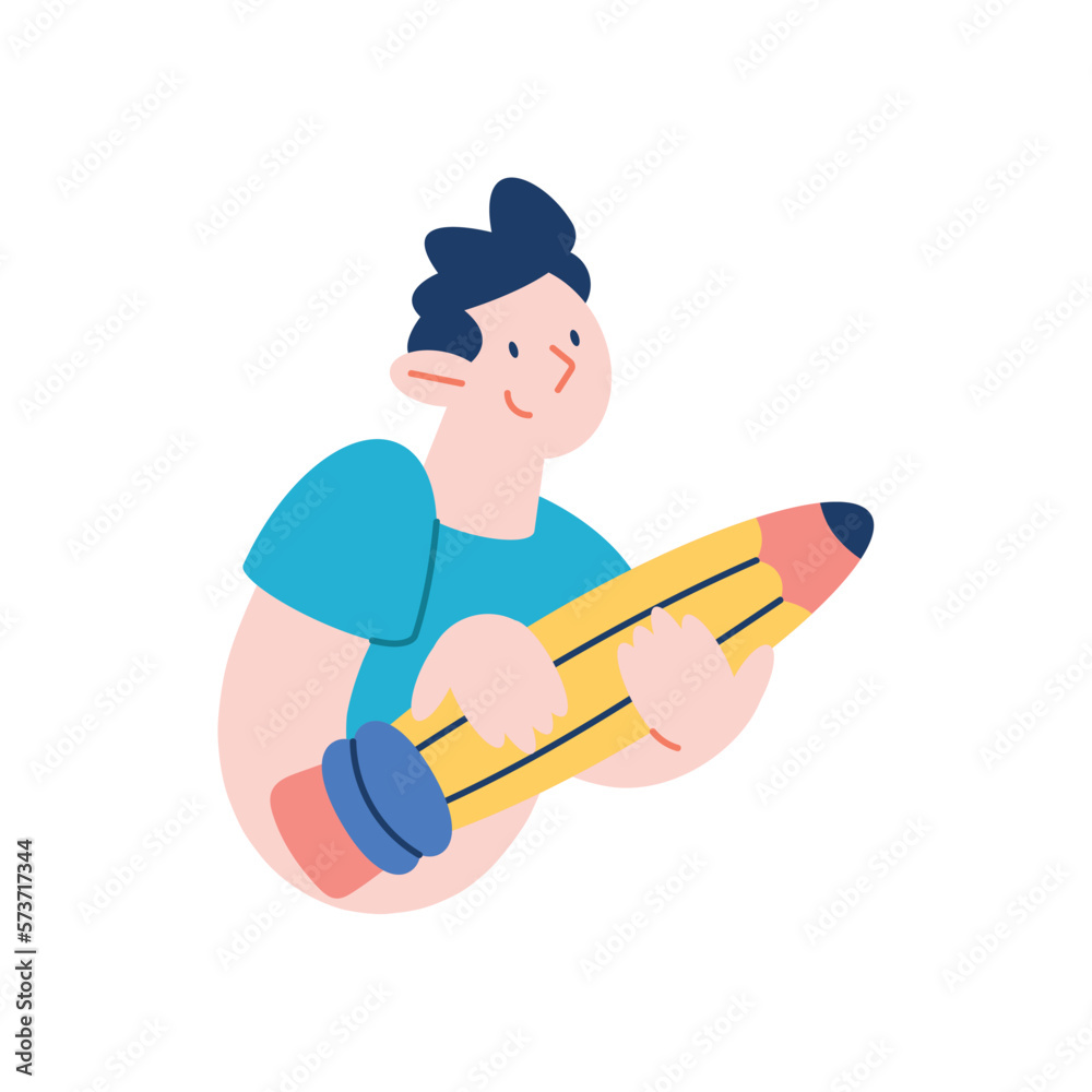 man with pencil supply man with pencil supply