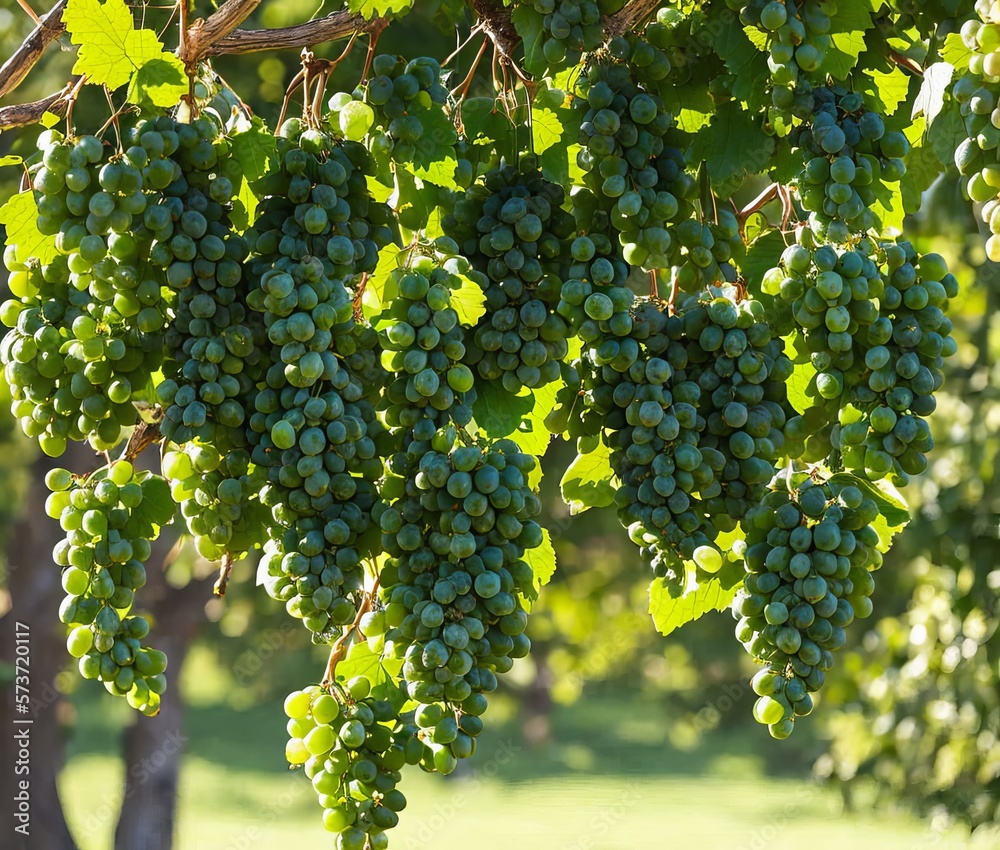 grapes on the tree