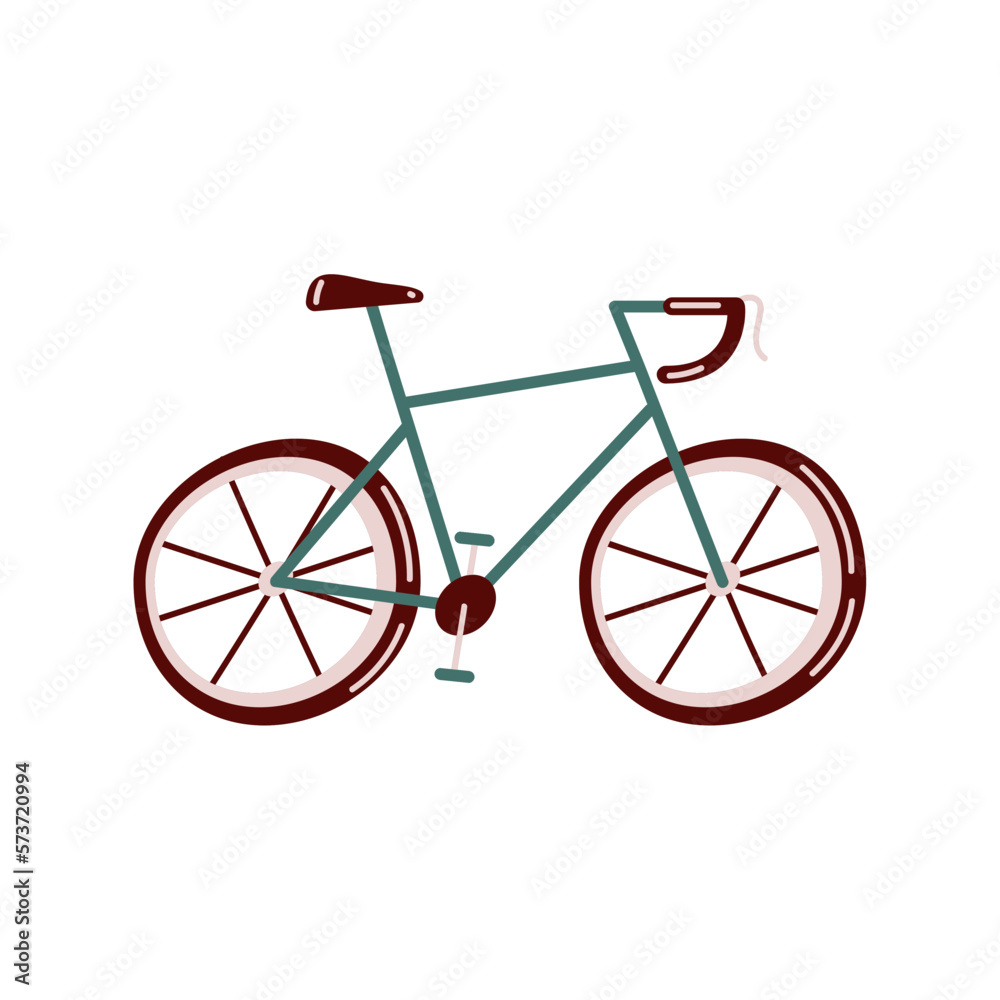 Fototapeta premium green bicycle race sport