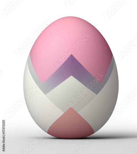 Colorful easter egg created with generative AI