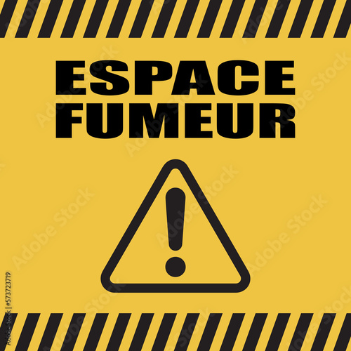 Logo espace fumeur.