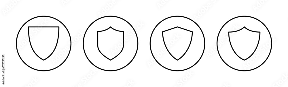 Shield icon vector for web and mobile app. Protection icon. Security sign and symbol Shield icon vector for web and mobile app. Protection icon. Security sign and symbol