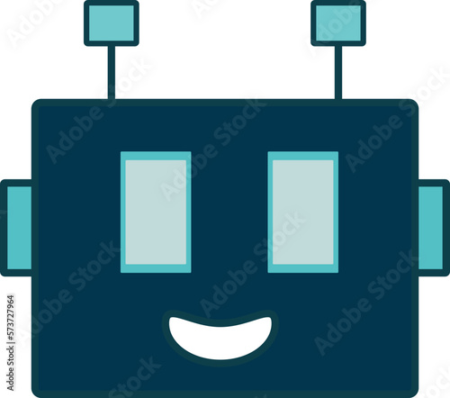 blue ai chatbot icon 