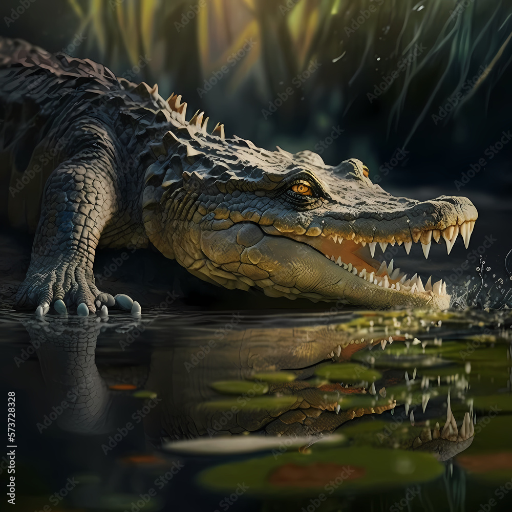 Obraz premium Crocodille