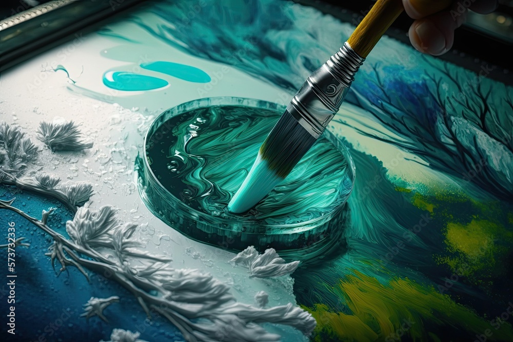 You may go really specific with an oil painting. Painting on canvas with oil paints and brushes. Perspective on the creative procedure up close. Generative AI You may go really specific with an oil painting. Painting on canvas with oil paints and brushes. Perspective on the creative procedure up close. Generative AI