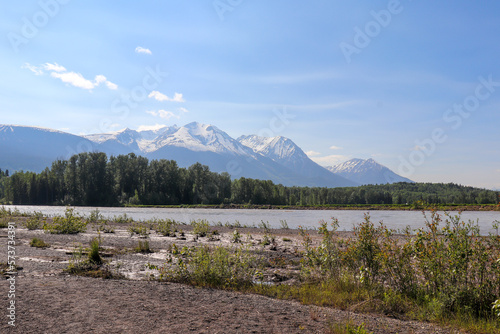 River and Mountains