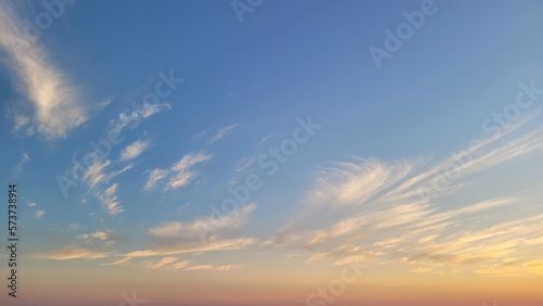 Sky and clouds