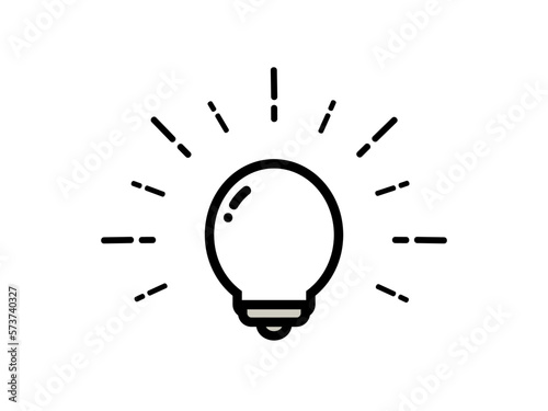 ひらめきの豆電球