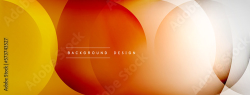 Abstract background - geometric composition created with lights and shadows. Technology or business digital template