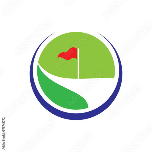 Golf logo images illustration