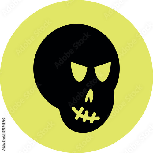 halloween skull icon