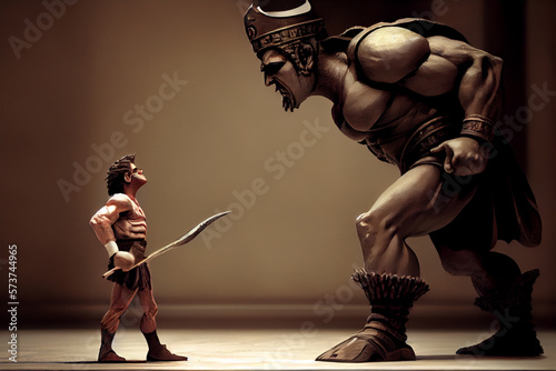David and Goliath photo