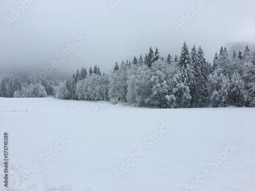 Les Diablerets, Switzerland, Snow Scene © Fred