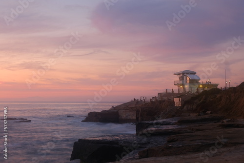 Sunset over la jolla