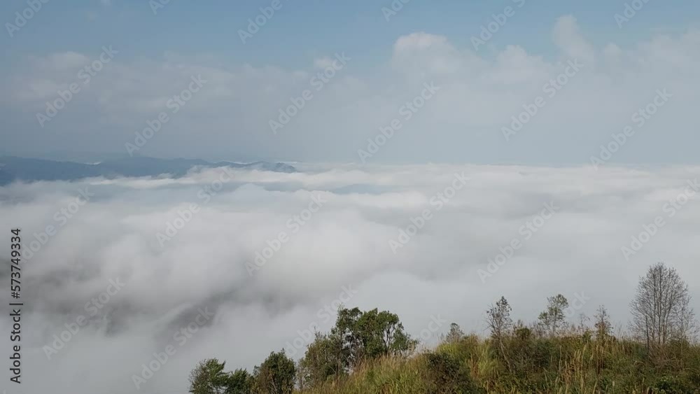 Beautiful morning clouds and fogy on the mountains. Landscape white-gray fogy background. Beautiful morning clouds and fogy on the mountains. Landscape white-gray fogy background.