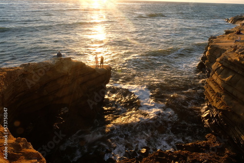 sunset on the beach