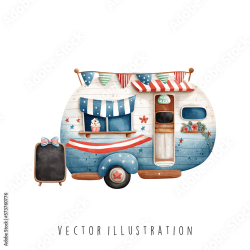 4th of july camper 
