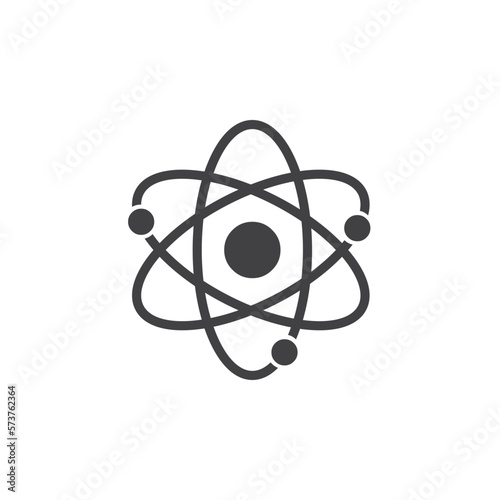 Atom icon modern science technology, science and medical gradient color for web app banner logo - SVG File