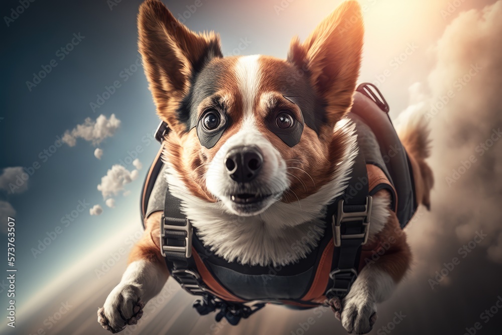 The Courageous Dog Who Dared to Fly Generative AI	