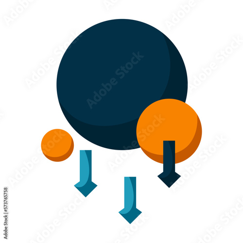 Physics Gravity Flat illustrations about Newton's law of gravity, gravitational forces, and effects of gravity. perfect for clarify presentations, textbooks, and other physics learning materials