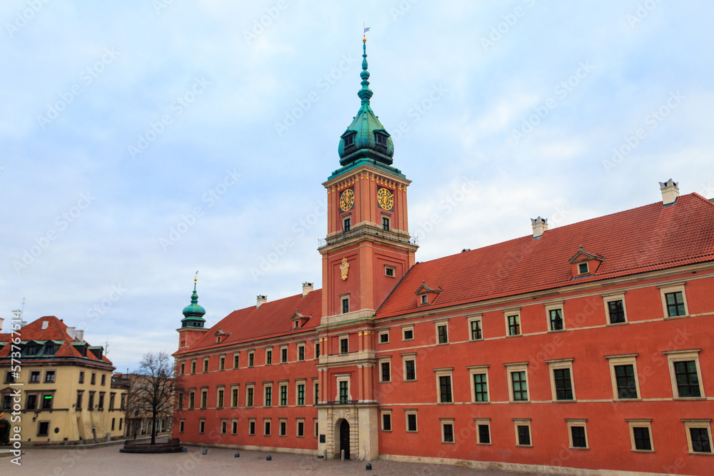 Royal Castle in Castle Square in Warsaw, Poland Royal Castle in Castle Square in Warsaw, Poland
