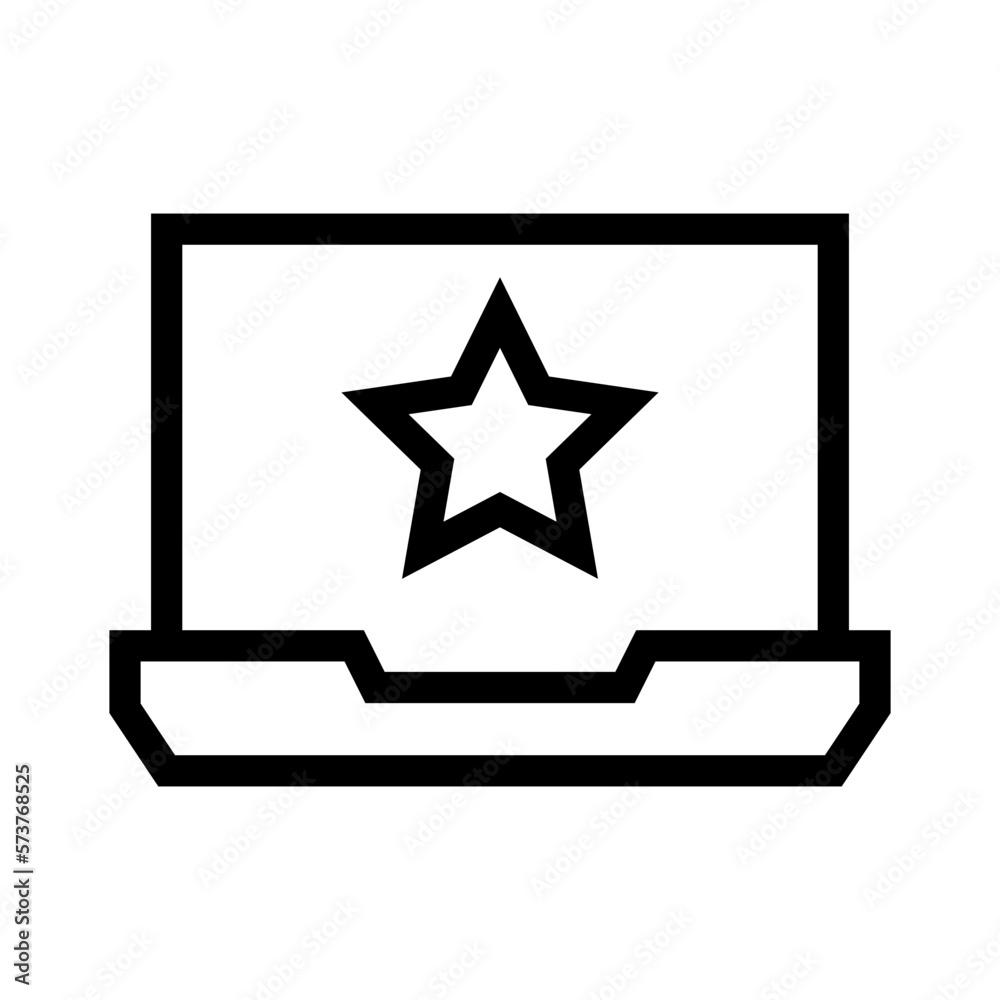 laptop line icon laptop line icon