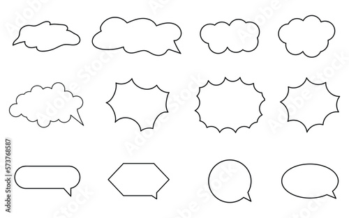 speech bubble qoute box, element keyword for speech bubble qoute box collection illustration,  qoute box vector, box for dialog,  speech bubble