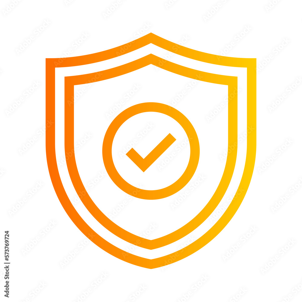 shield gradient icon shield gradient icon
