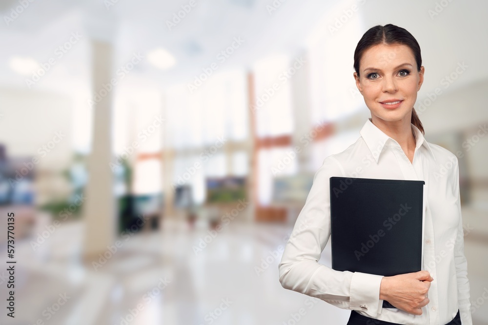Business concept. Young office manager worker Business concept. Young office manager worker