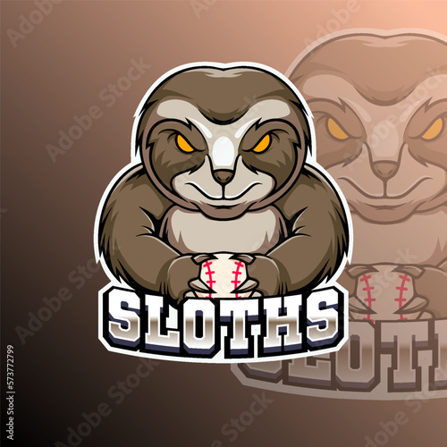 Sloths Animal Team Badge
