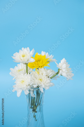 Flower Composition Floral Background Celebration Postcard Image