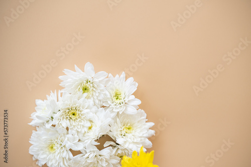 Flower Composition Floral Background Celebration Postcard Image