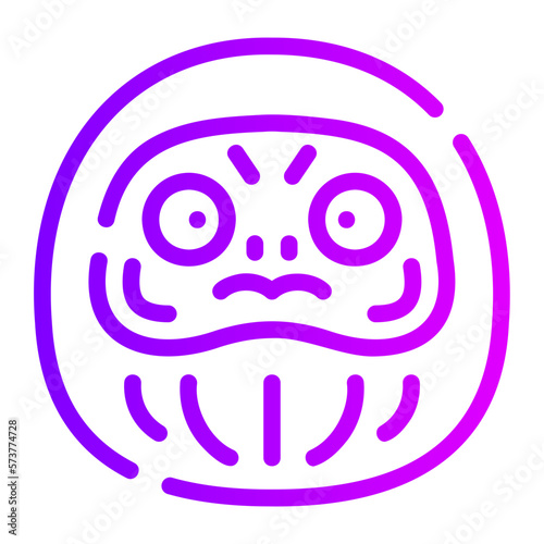 daruma gradient icon