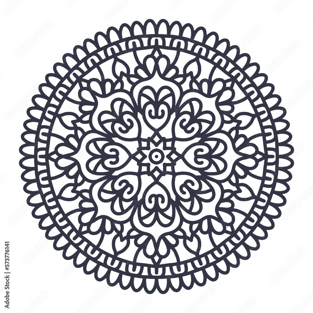 Laser cut Wedding indian Mandala template,