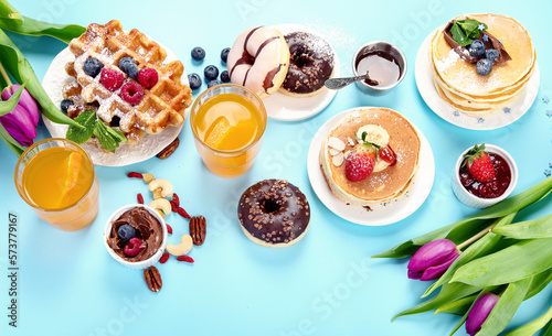 Wallpaper Mural Spring breakfast Torontodigital.ca