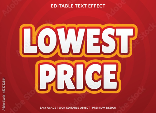 lowest price editable text effect template with abstract background use for business logo and brand